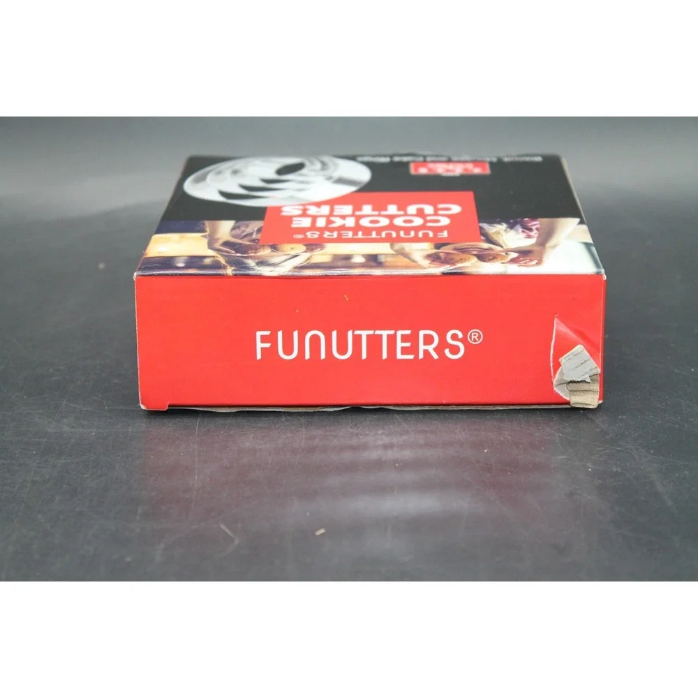 Funutters Stainless Steel Round Cookie Biscuit Cutter Set 4 Piece 2 3 4 5 Inch